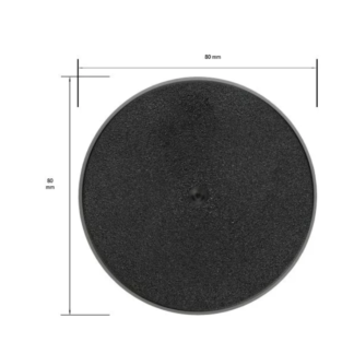 80mm Round Base