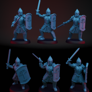 Warriors Minas Tirith Swordsmen