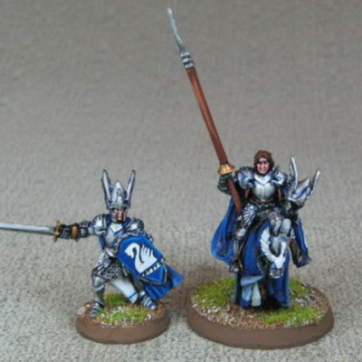 Foot end Mounted Knights of Dol Amroth Captain